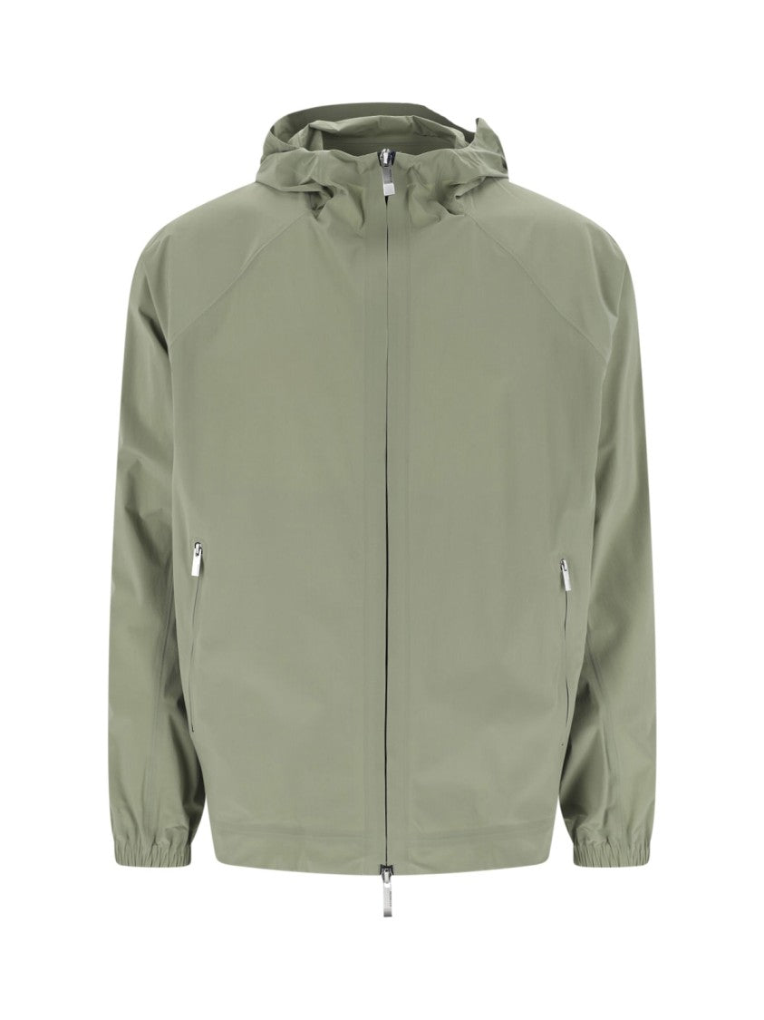 Moncler "Chalvine" Zip-Up Jacket Green