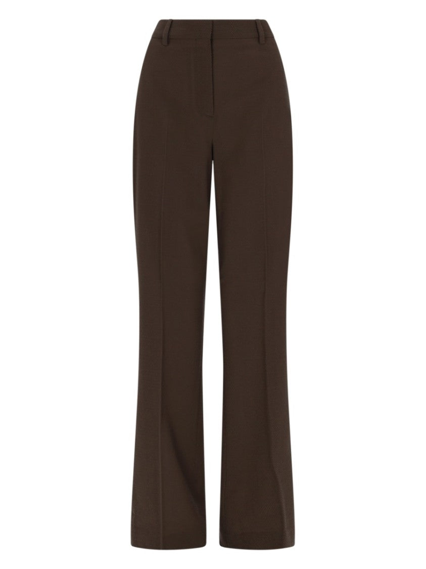 Golden Goose High-Waisted Straight Leg Wool Trousers