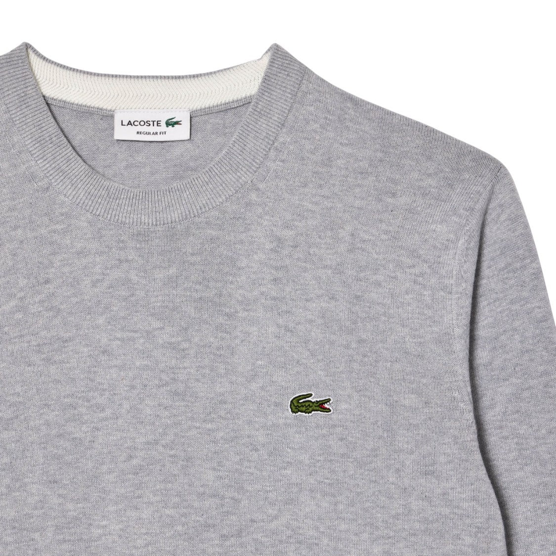 Lacoste Organic Cotton Grey Pullover