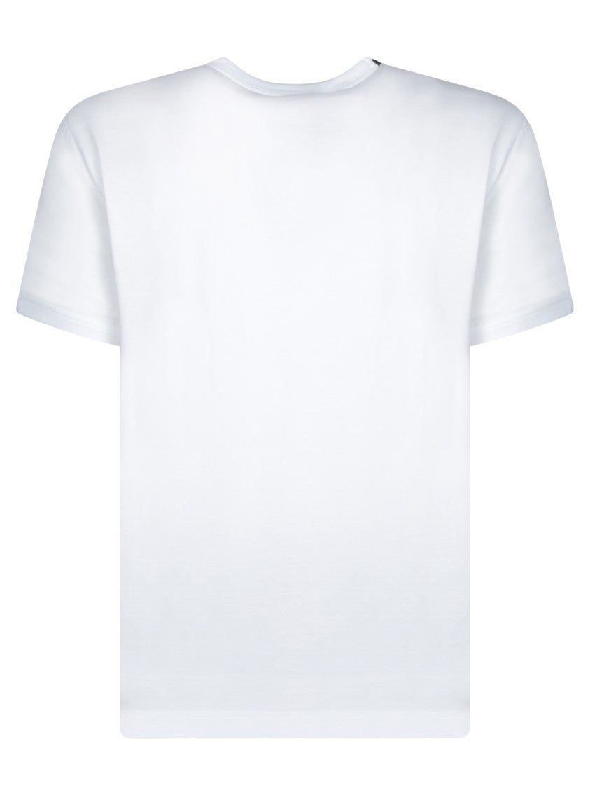Dolce & Gabbana Cotton White T-Shirt With Embroidered Emblem