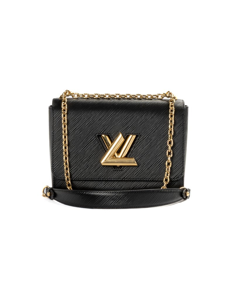 Louis Vuitton Black Epi Leather Twist Mm Shoulder Bag