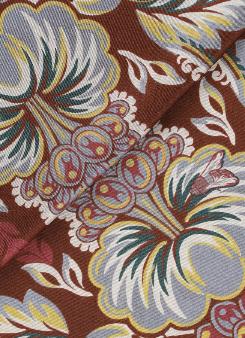 Etro Red Silk Foulard