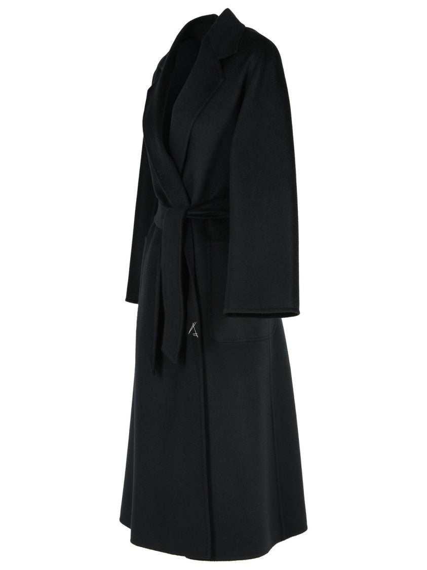 Max Mara 'Ludmilla' Black Cashmere Coat
