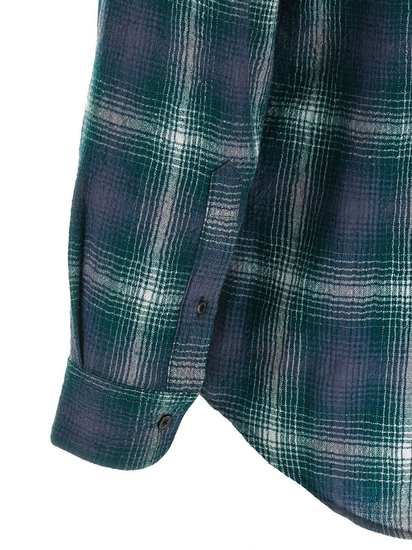 Auralee Airy Wool Check' Shirt