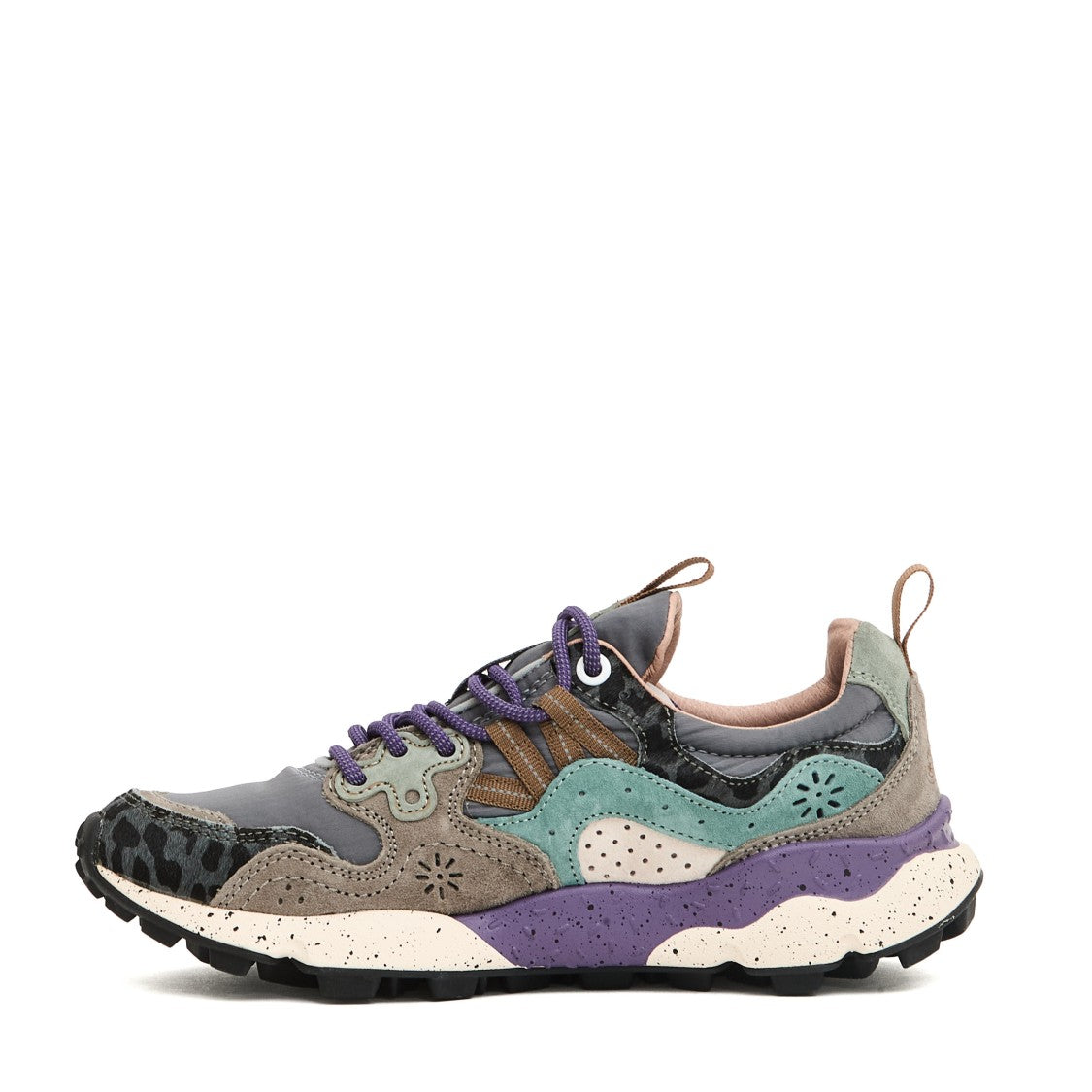 Flower Mountain Yamano Sneakers With Technical Fabric And Cork Insole