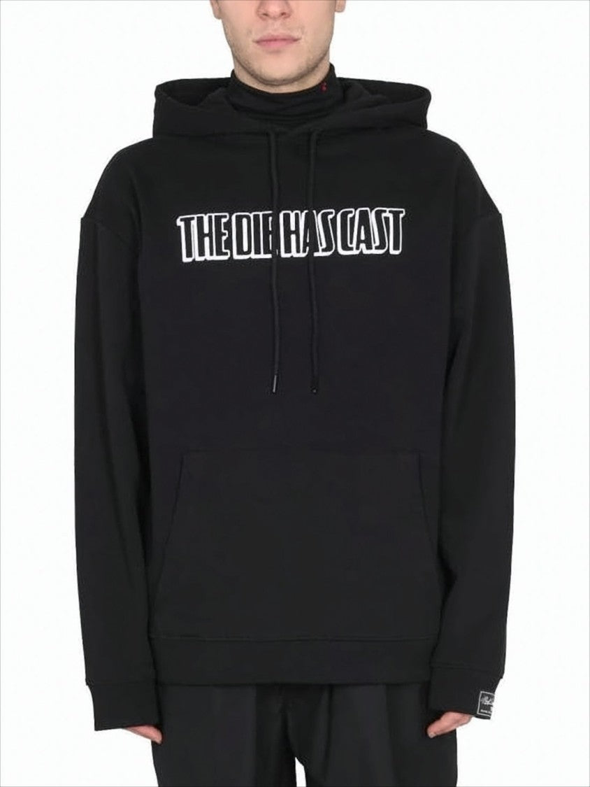 Raf Simons Graphic Print Hoodie With Drawstring