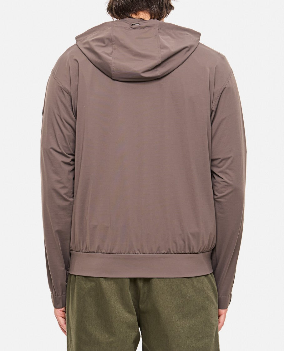 Herno Brown Hooded Sweatshirt