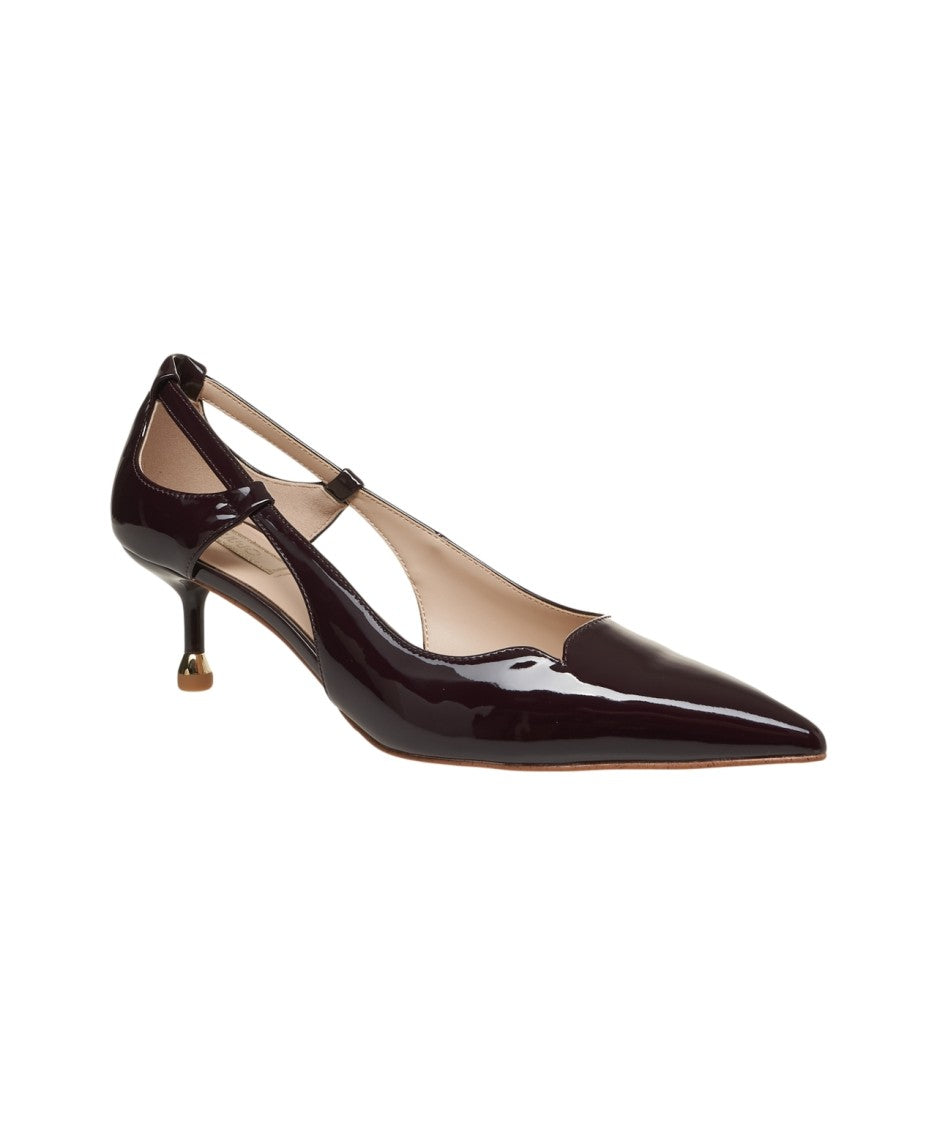 Liu Jo Patent Leather Pumps With Ankle Strap