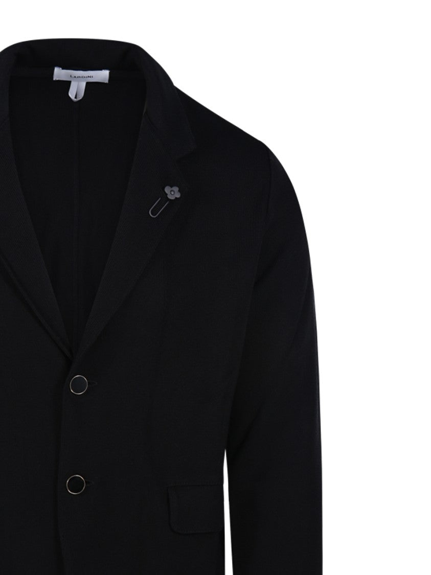 Lardini Notched Lapel Blazer With Two-Button Closure