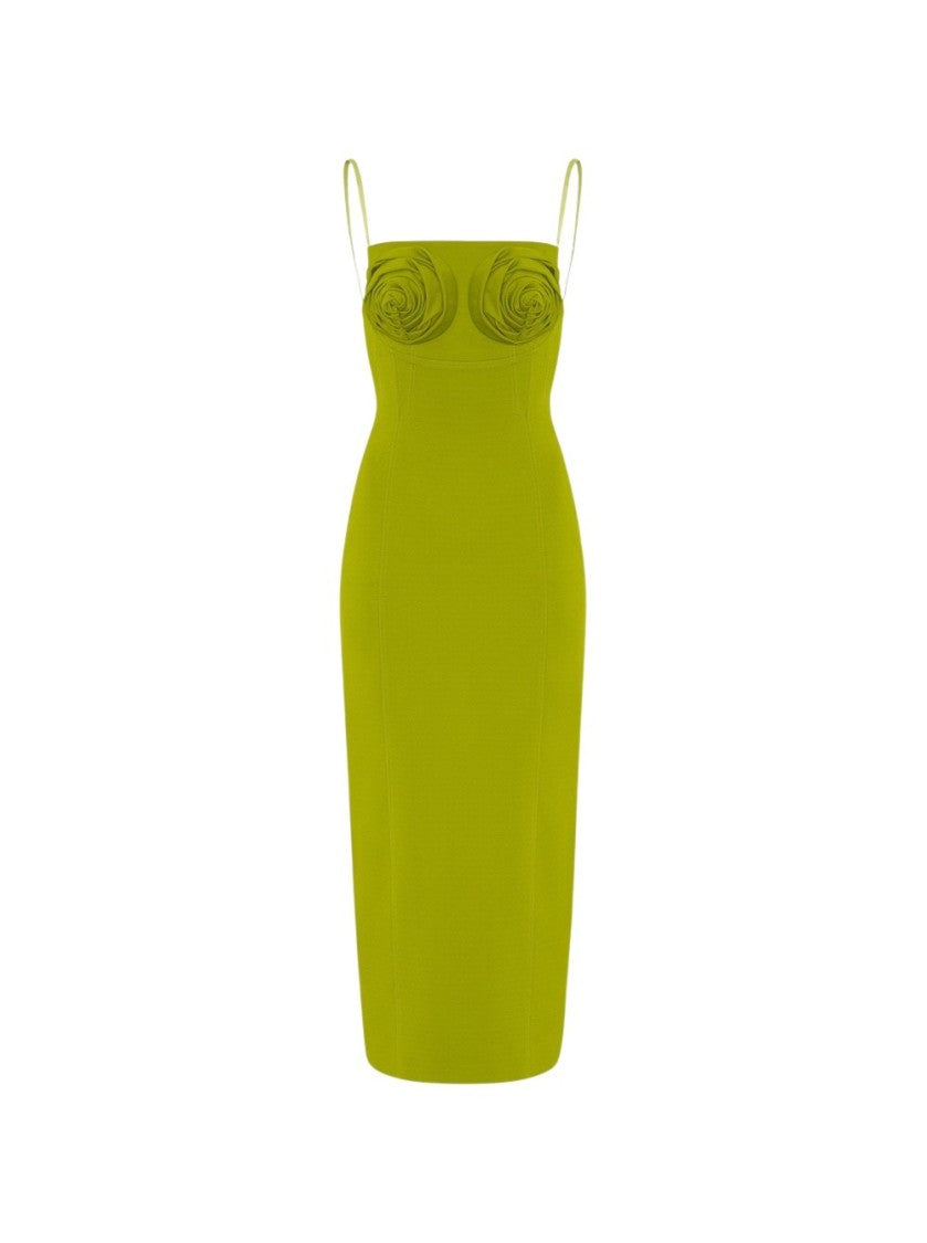 Jean Paul Gaultier  Conical Bra Cup Dress Acid Green
