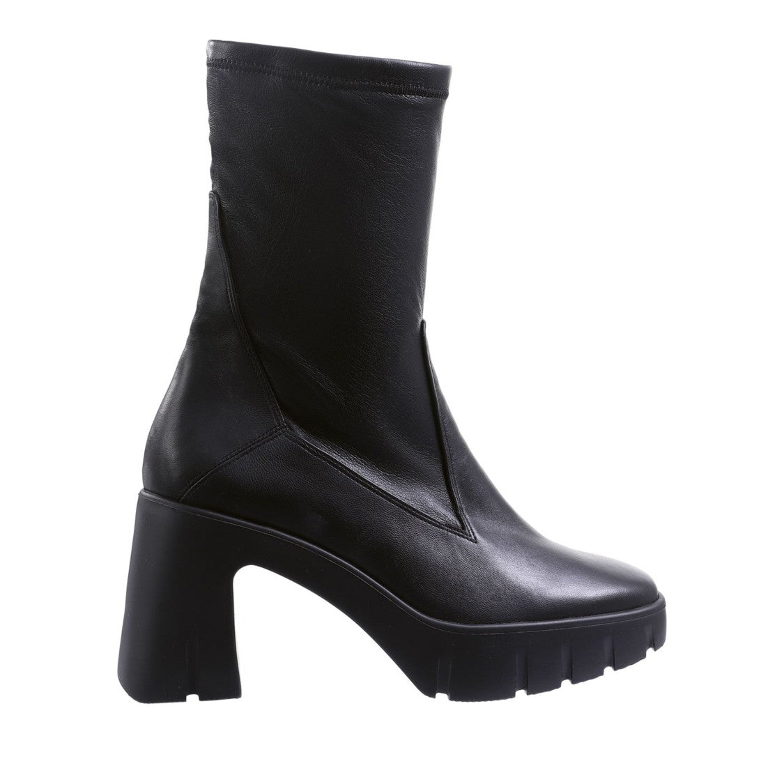 Högl Black Jessy High Block Heel Ankle Boots