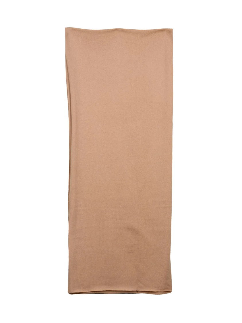 Alpha Studio Beige Large Rectangular Wool-Cashmere Stole