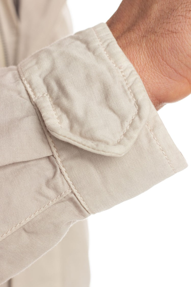 Herno Unlined Cotton-Linen Field Jacket