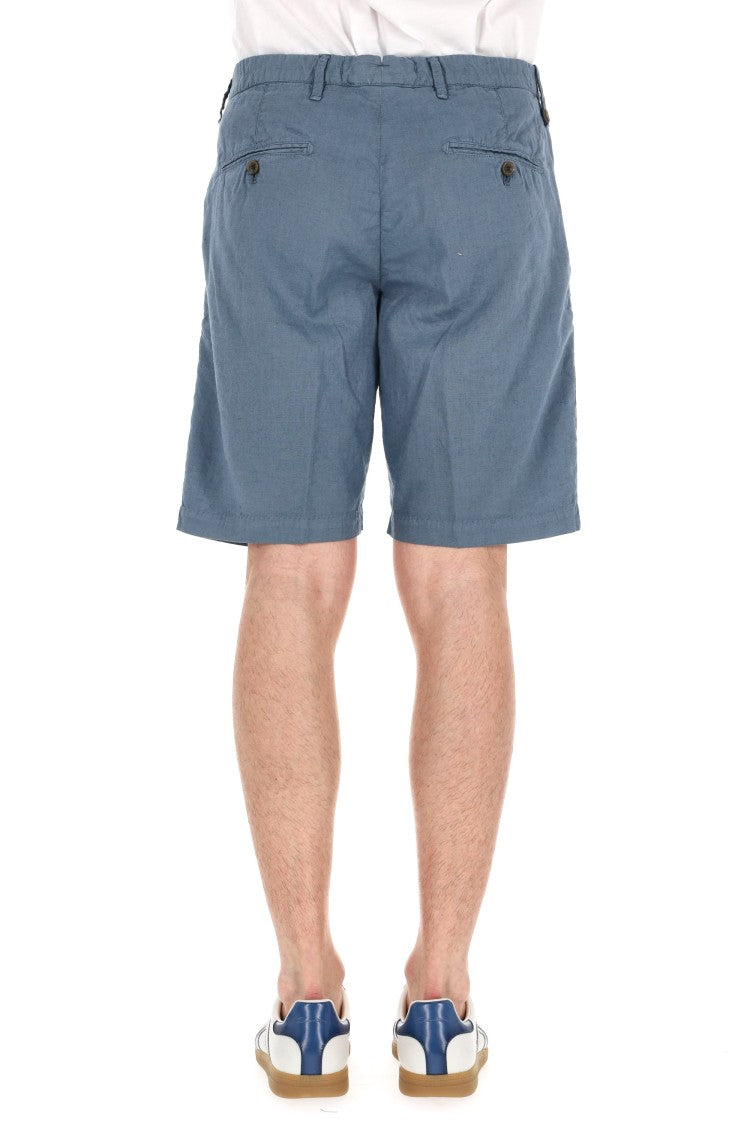 Myths Zeus Linen-Cotton Bermuda