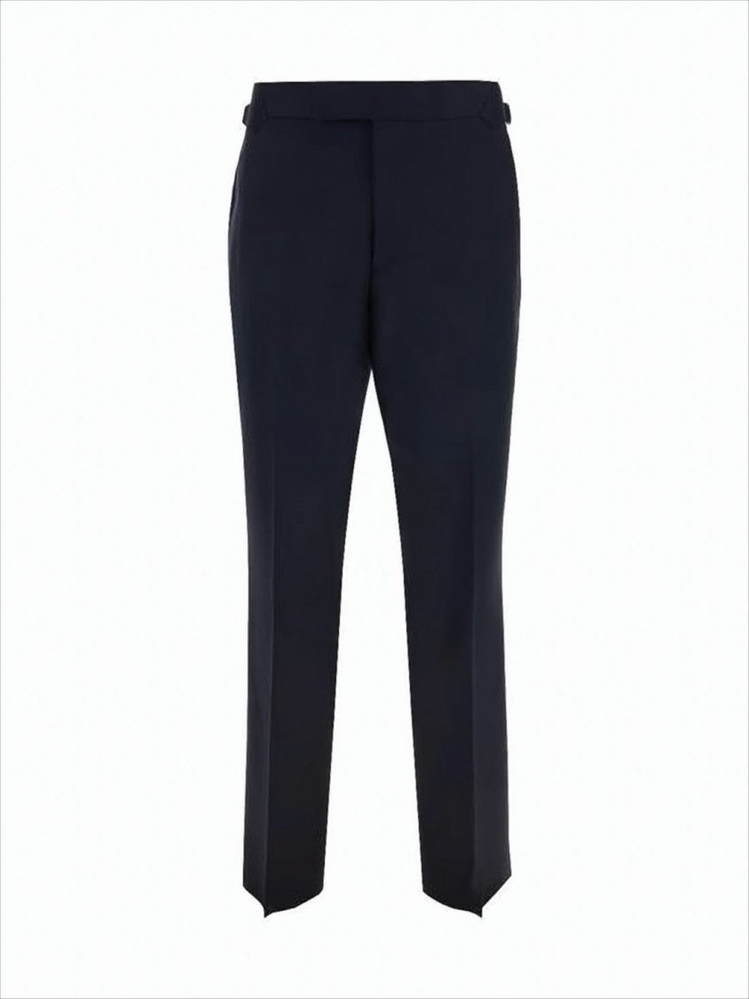 Vivienne Westwood Tailored Blue Wool Suit Pants With Side Adjusters