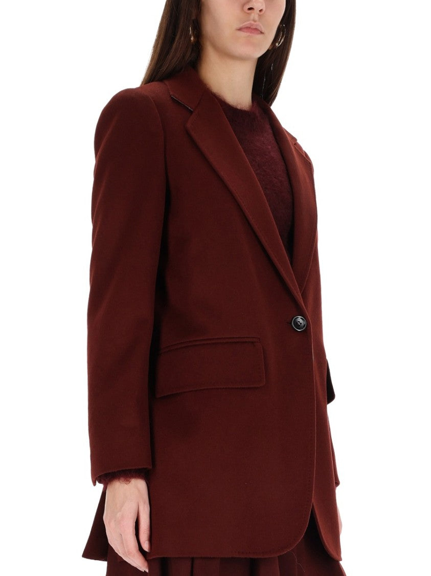 Max Mara Ariccia Structured Camel Blazer