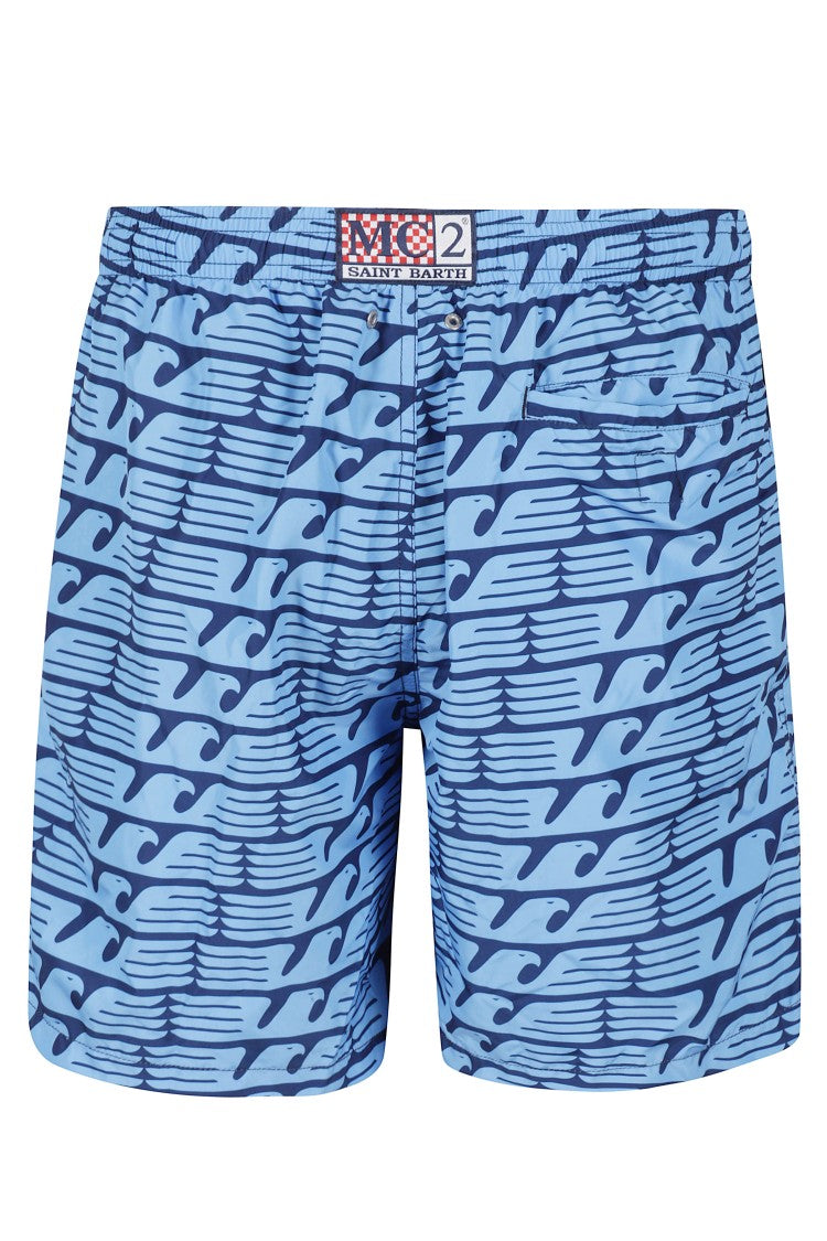 Mc2 Saint Barth Lighting Ssl Swimsuit - Blue