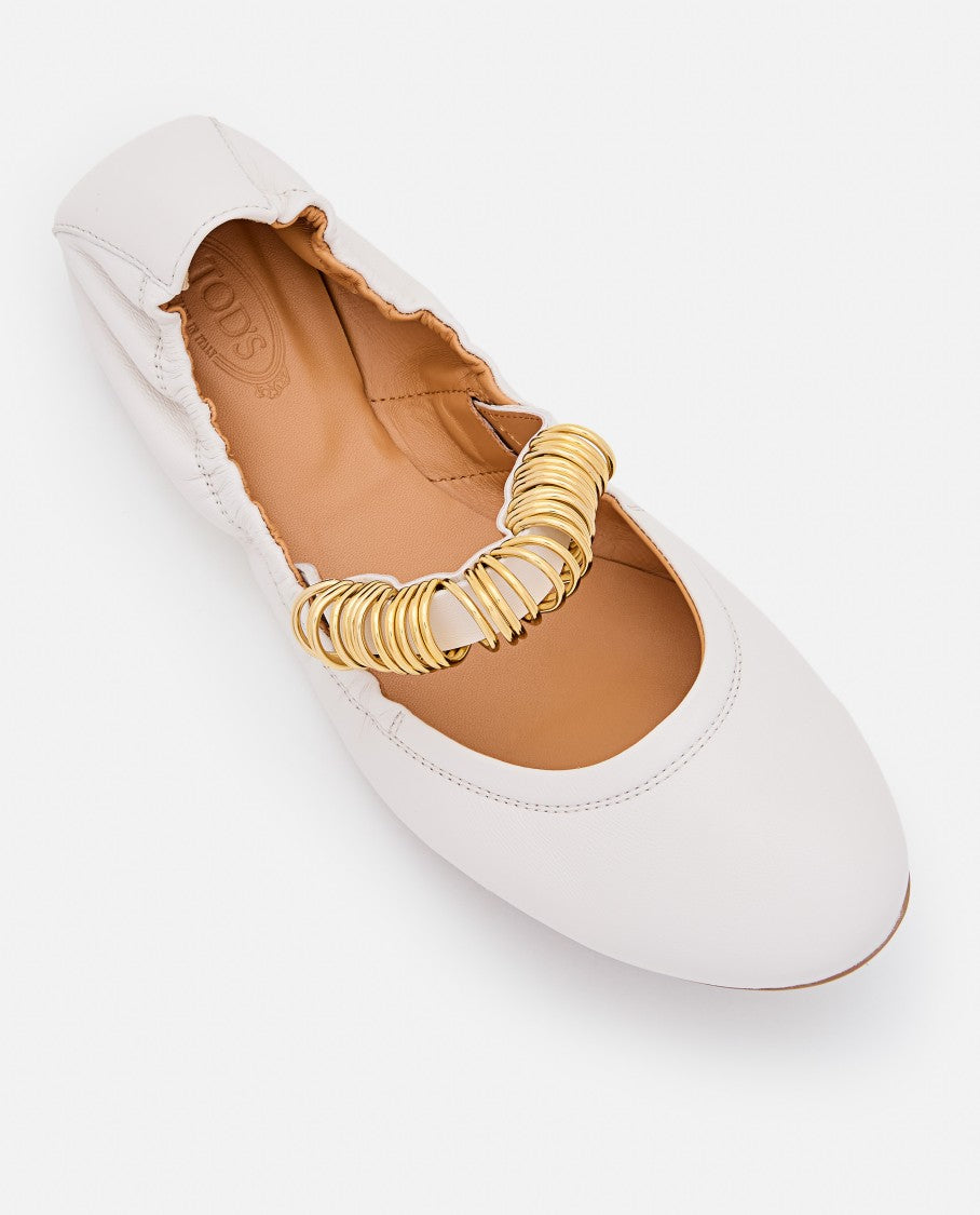 Tod's Leather Ballerina