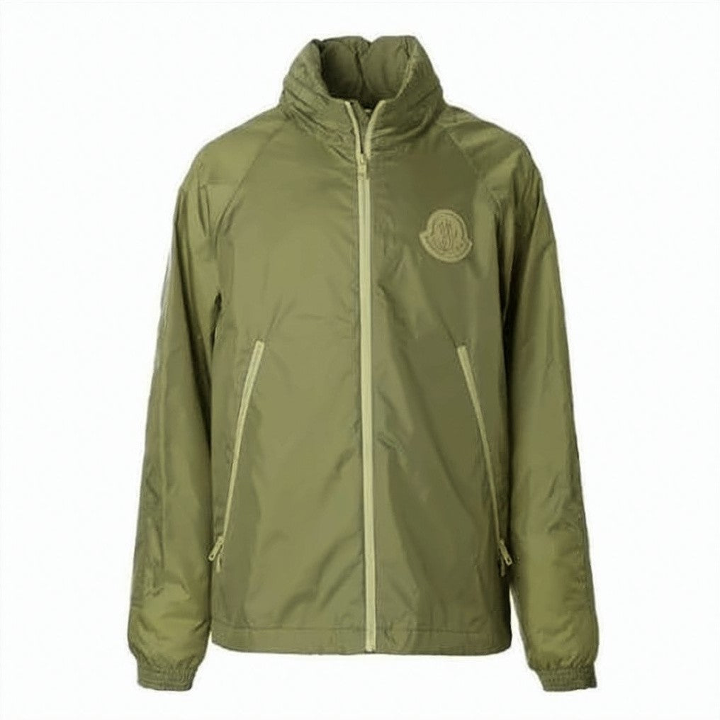 Moncler Lightweight High Collar Moncler Jacket With Zippered Pockets