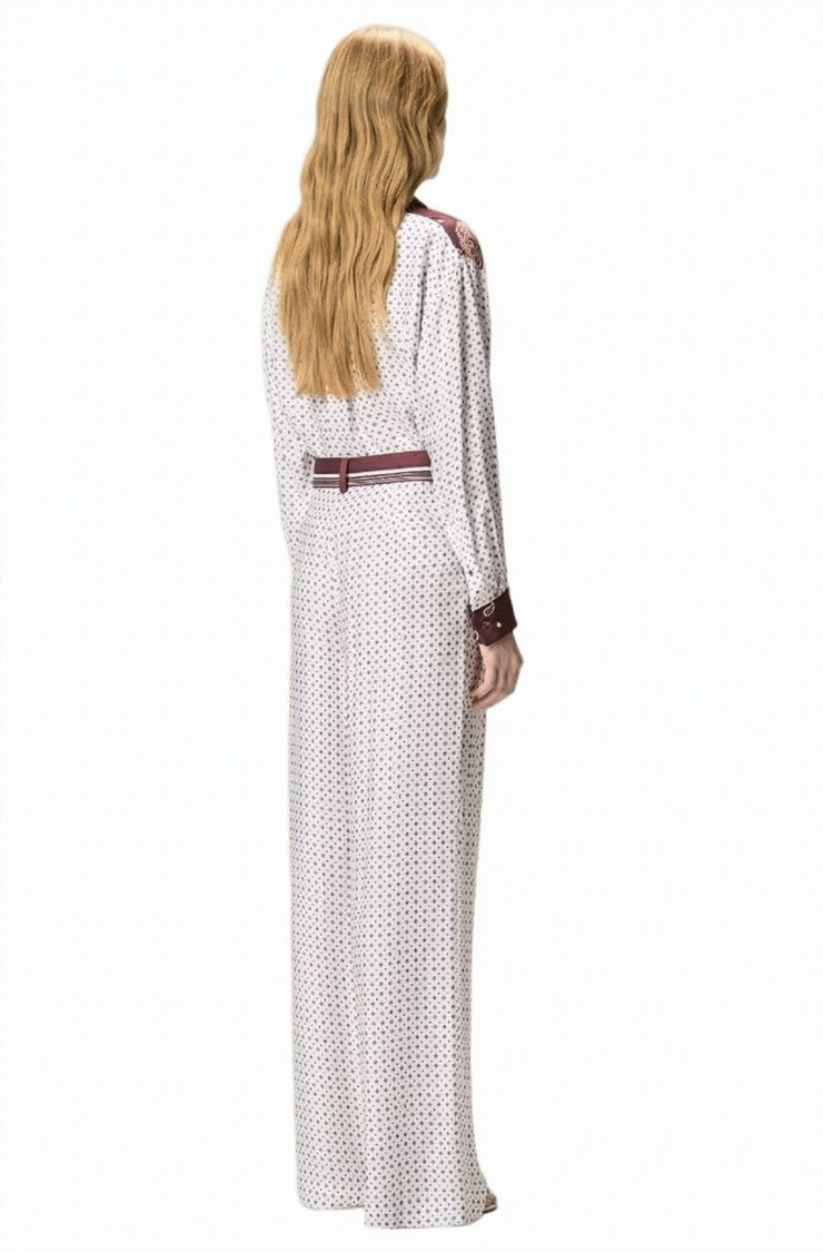 Pinko Ruth Viscose Twill Straight Leg Trousers