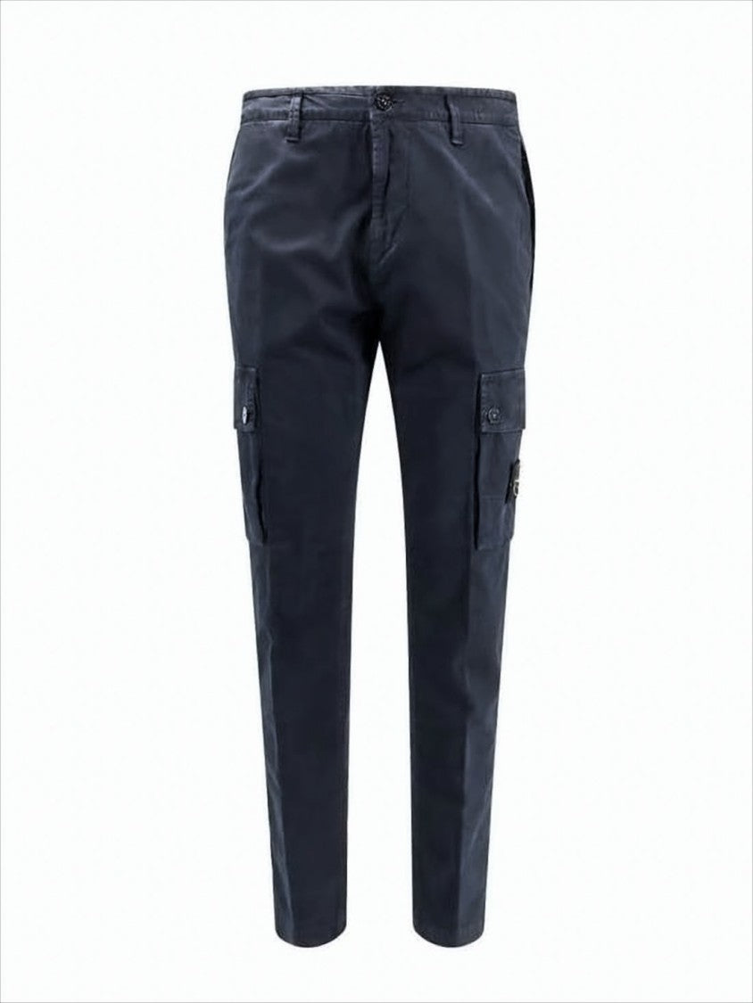 Stone Island Slim Tapered Cargo Pants With Utility Pockets