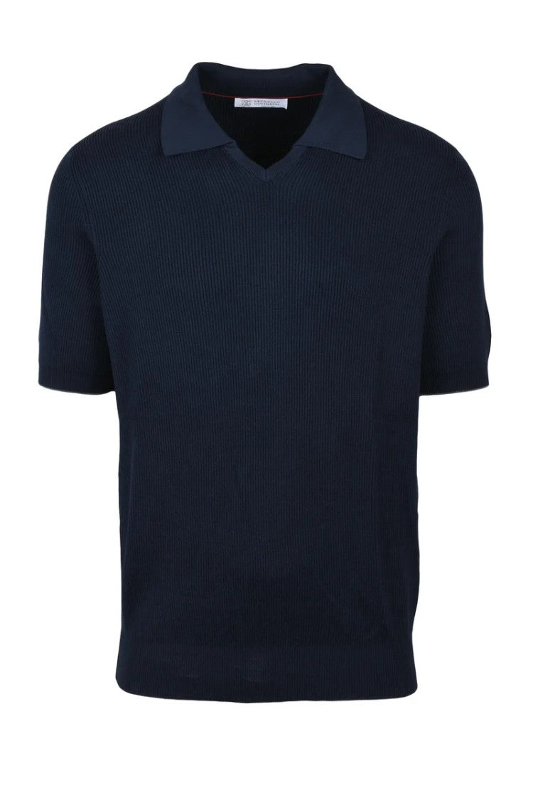 Brunello Cucinelli Knit Top With Collar