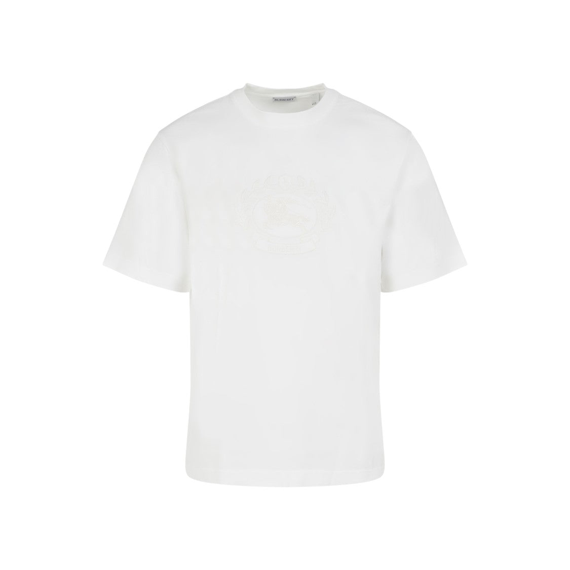 Burberry White Cotton T-Shirt