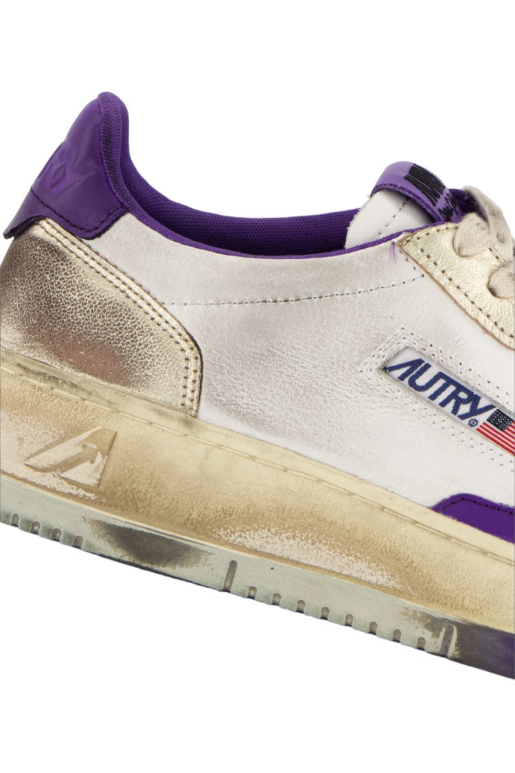 Autry Women’S Super Vintage Leather Sneakers