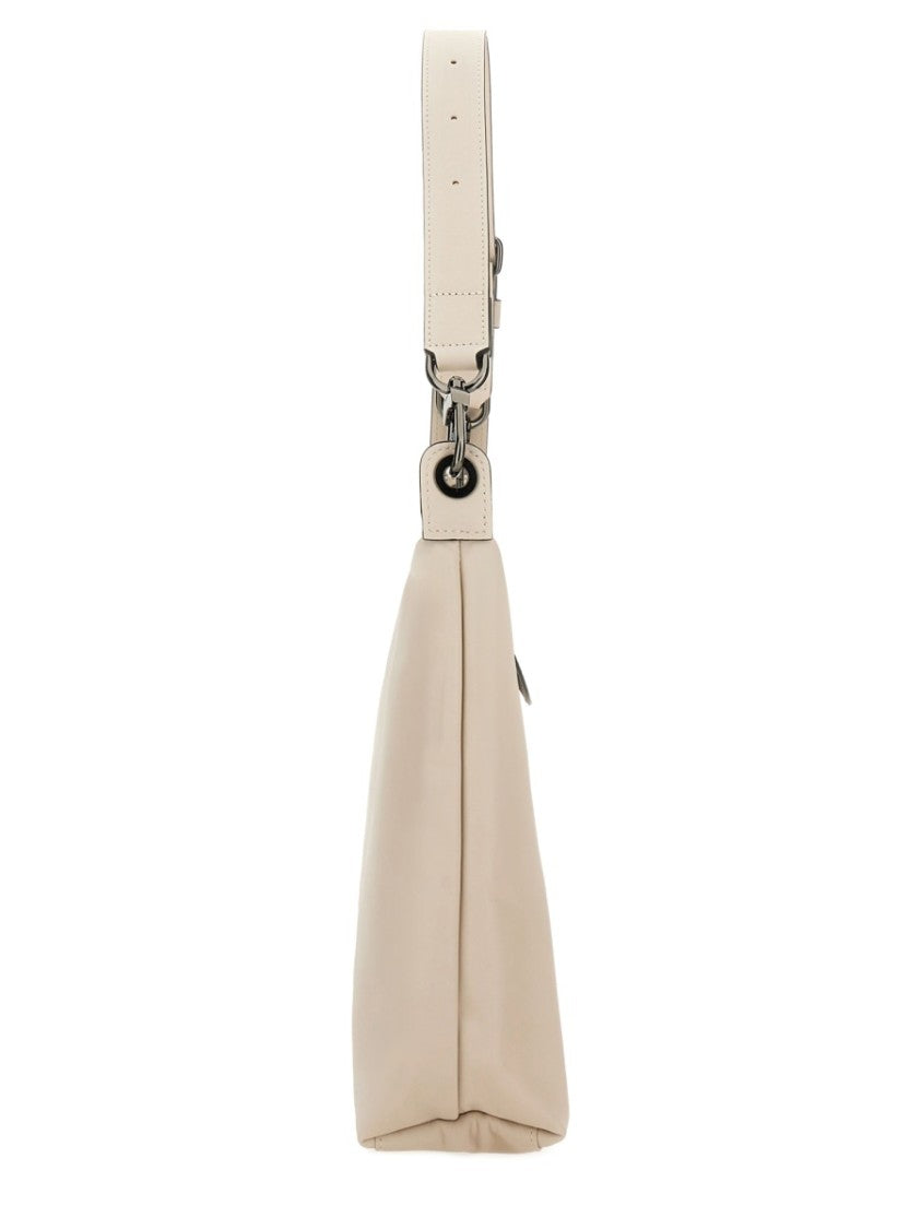 Longchamp Medium Hobo Bag In Smooth Leather With Adjustable Shoulder Strap