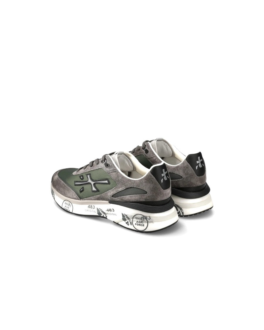 Premiata Green Suede Sneakers