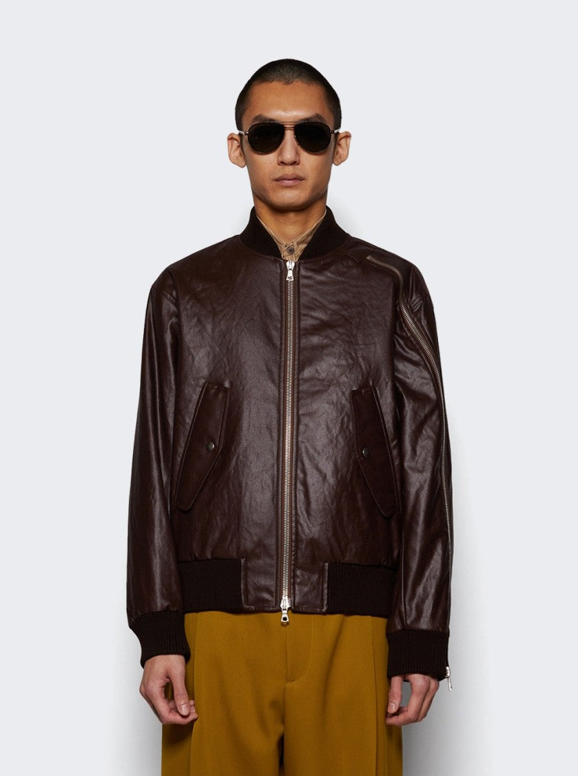 Dries Van Noten Bomber Jacket - Rust