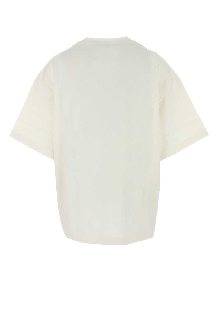 Jil Sander White Cotton T-Shirt