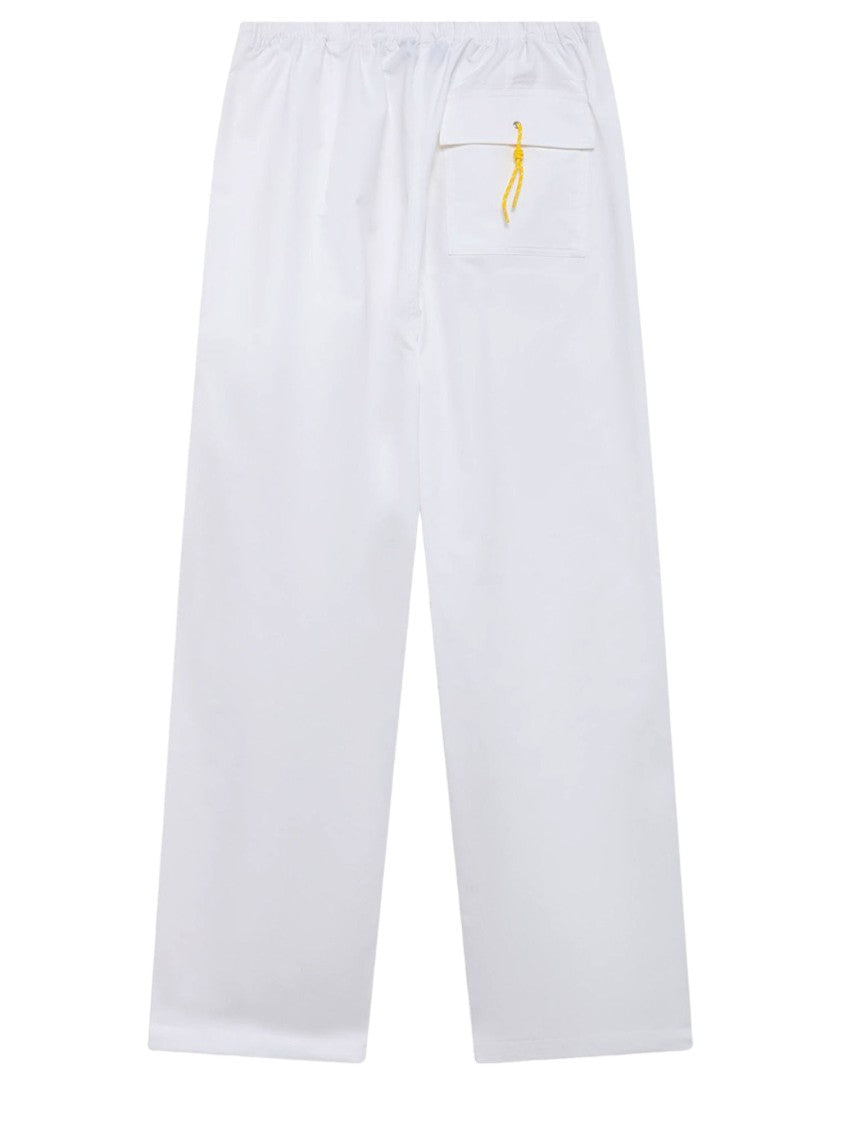Autry White Nylon Drawstring Pants