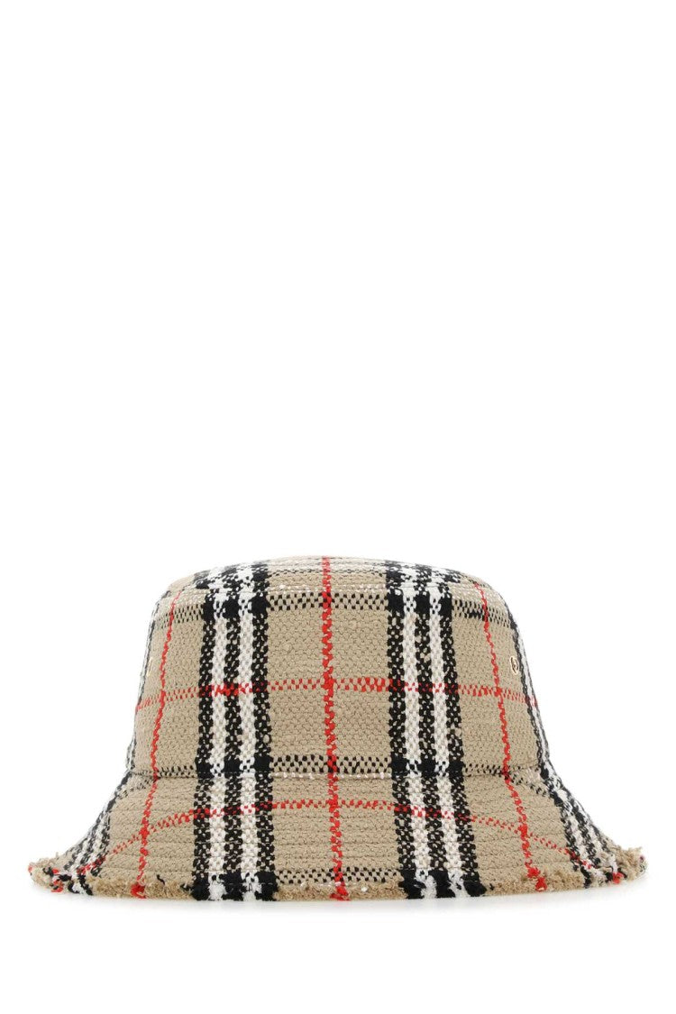 Burberry Embroidered Bouclé Hat