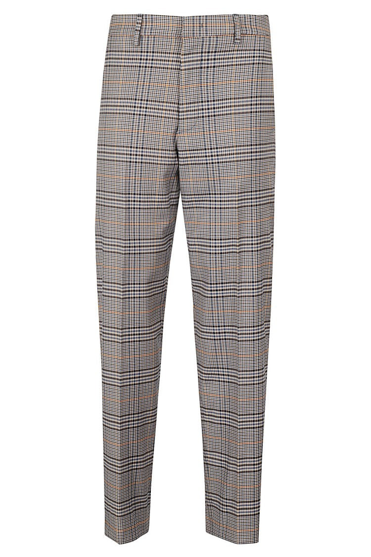 Dondup Tailored Pants With Micaela Check Pattern