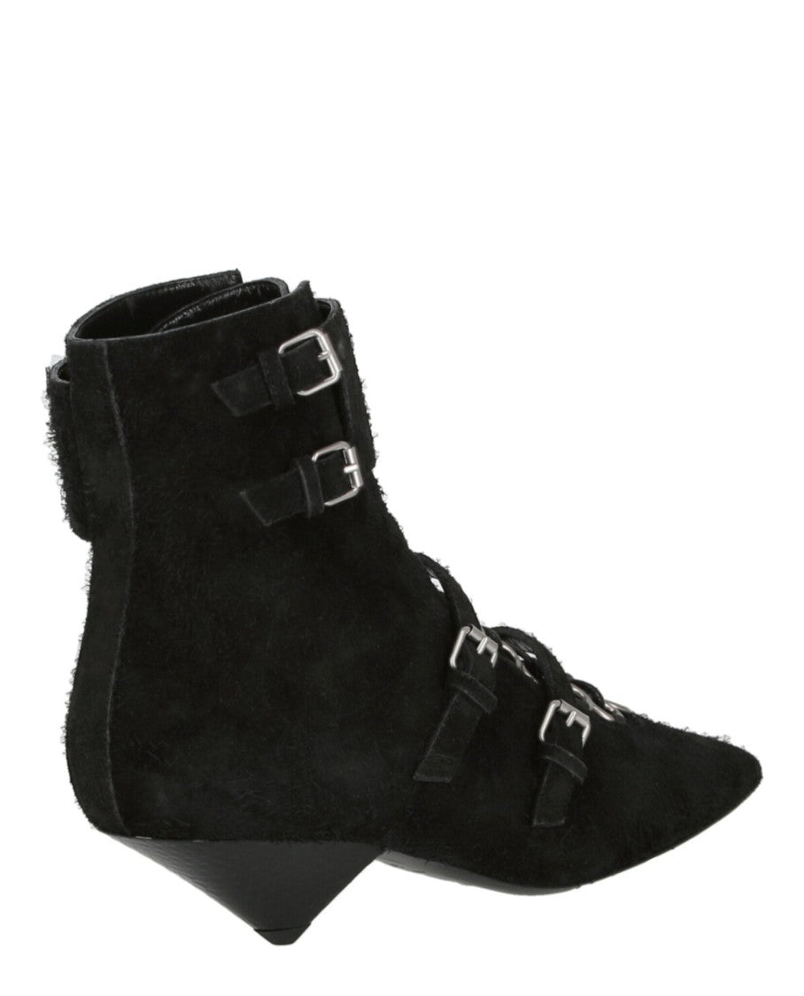 Saint Laurent Blaze Suede Ankle Boots