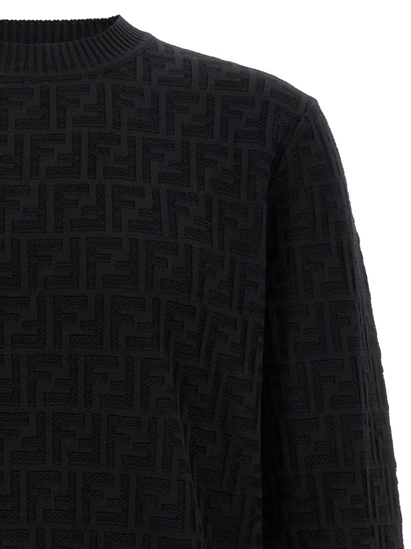 Fendi Ff Jacquard Sweater