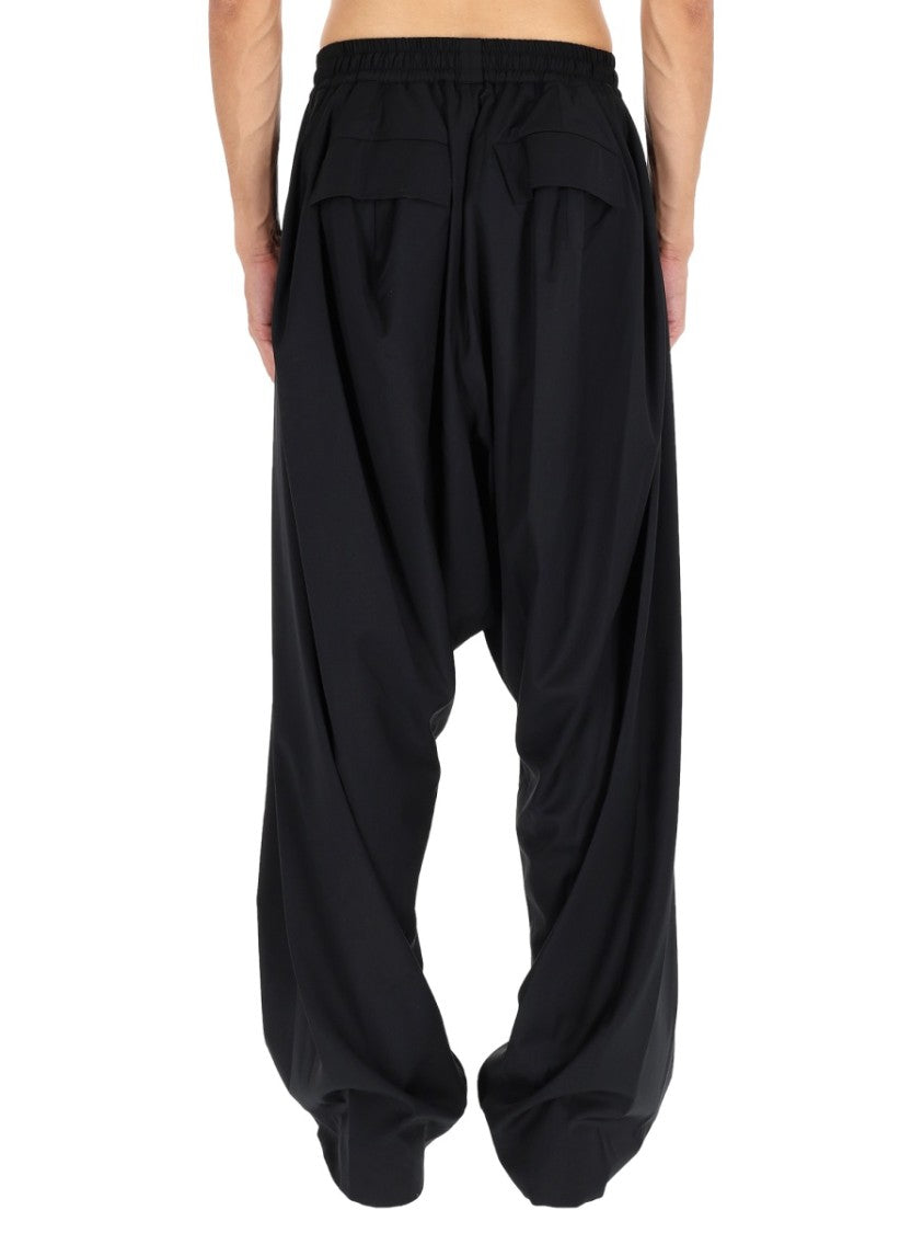 Vivienne Westwood Black Balloon Virgin Wool Formal Pants
