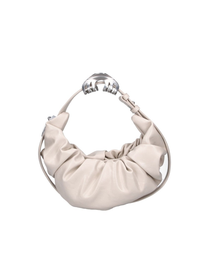 Diesel Cream Faux Leather Grab-D Shoulder Bag