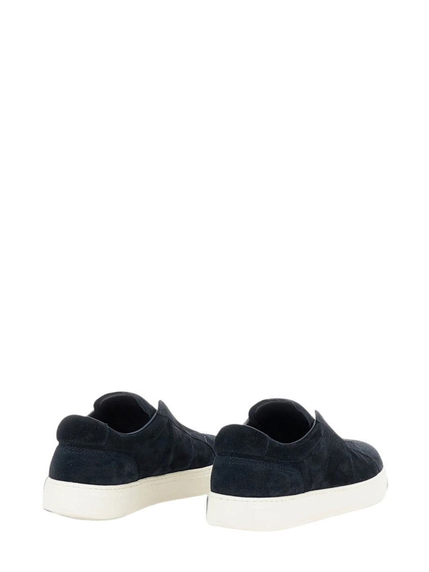 Hogan Black Suede Slip-On H668 Sneakers