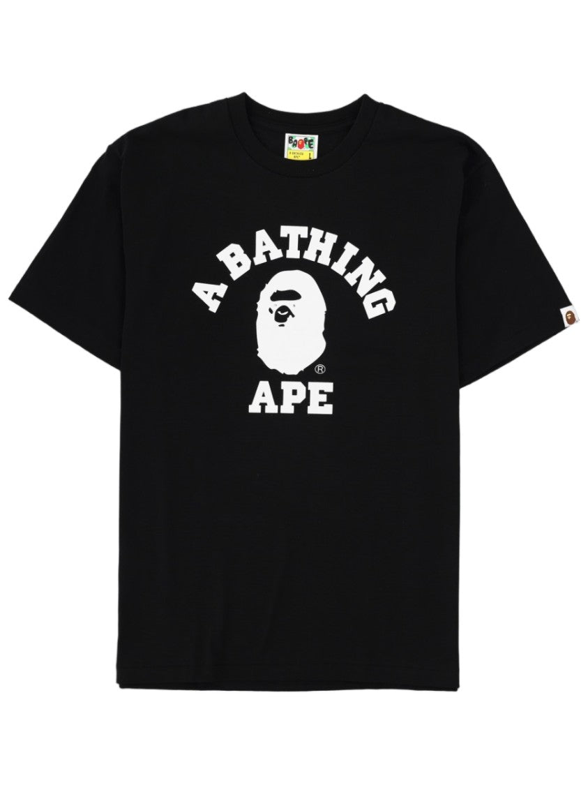 A Bathing Ape Black Ape Face Printed T-Shirt