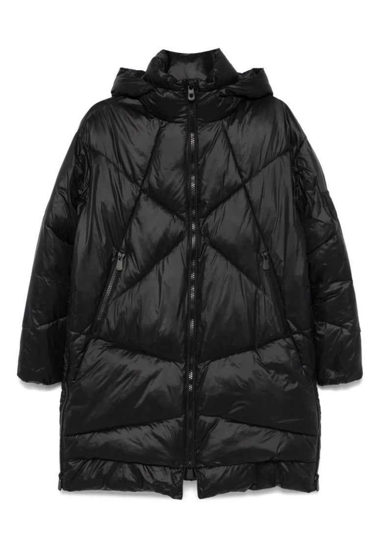 Pinko Quilted Oversized Jacket With High Collar