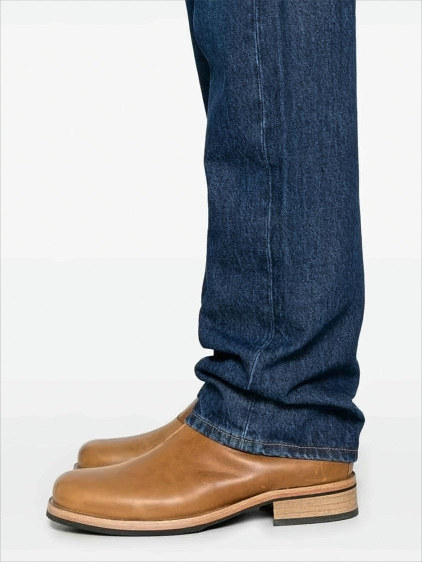 Our Legacy Straight-Leg Denim Pants With Mid-Rise Waist