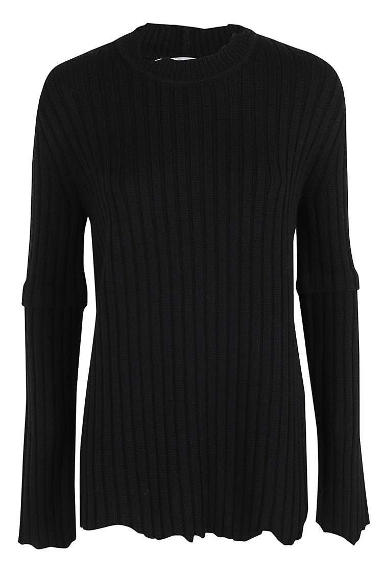 Helmut Lang Ribbed Merino Wool Sweater