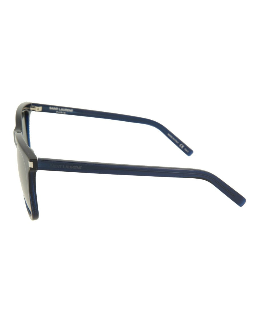 Saint Laurent Square-Frame Acetate Sunglasses With Saddle Nose Bridge
