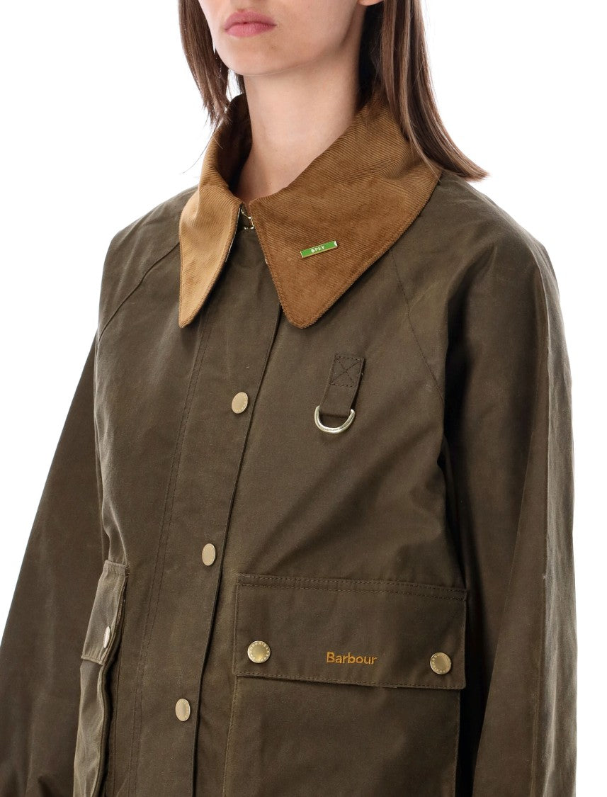 Barbour Utility-Inspired Waxed Cotton Barbour Jacket