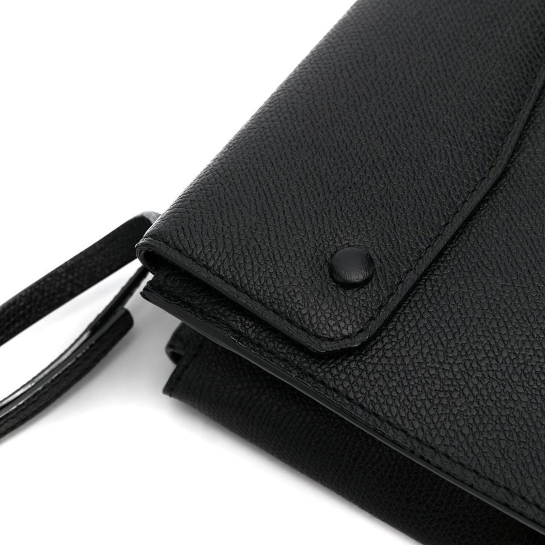 Valextra Textured Calf Leather Trio Crossbody Bag