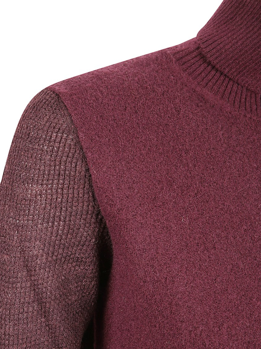 Burberry Textured Knit Turtleneck Sweater