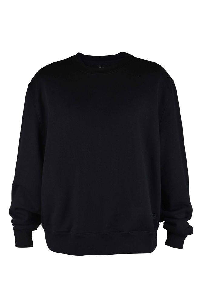 Amiri Black Cotton Sweatshirt With Embroidered Logo