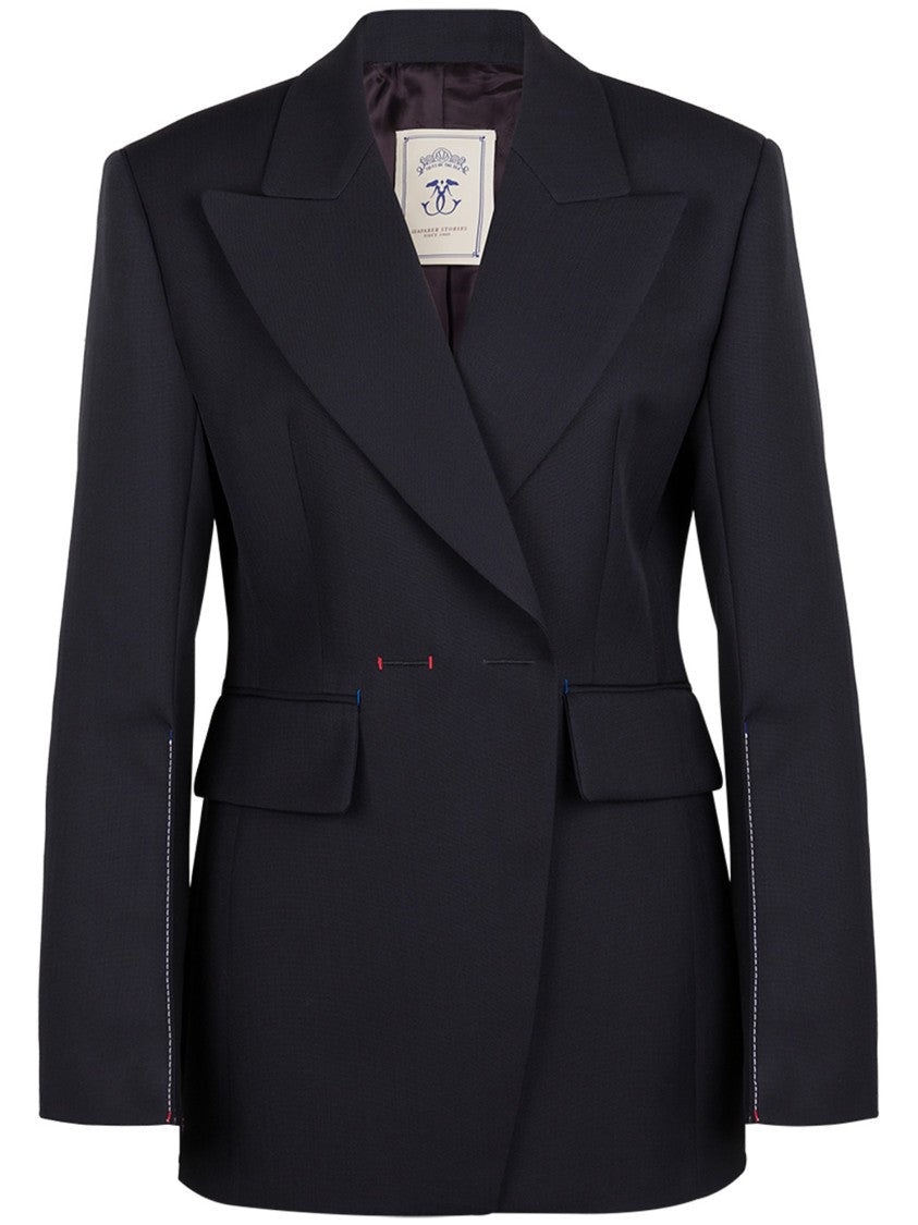 Seafarer Black Gilda Structured Tailored Blazer
